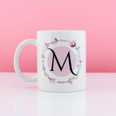 Kubek personalizowany LITERA I IMIĘ - Prezent dla żony