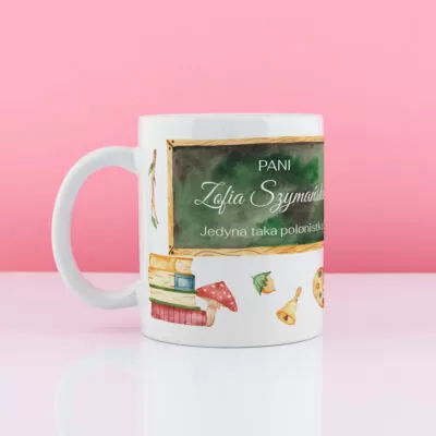 Kubek personalizowany SZKOŁA - Prezent na dzień nauczyciela