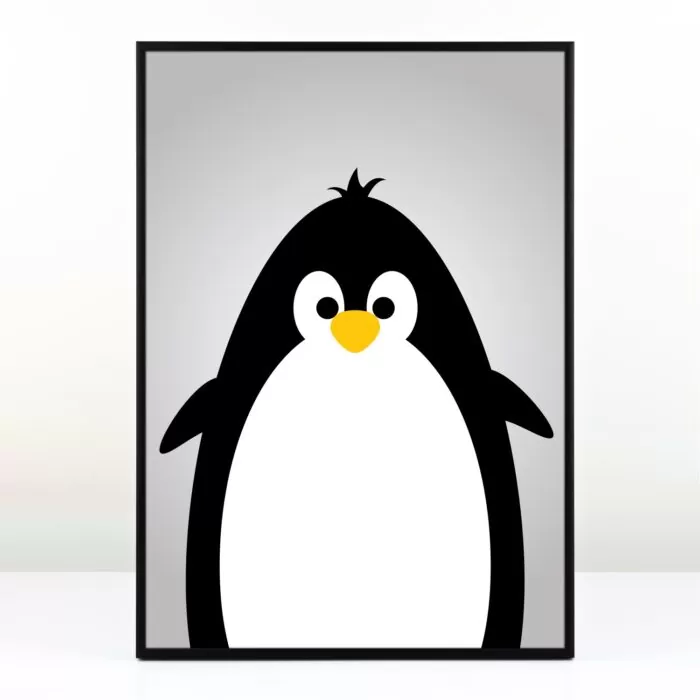 Plakat PINGWIN - Prezent dla dziecka