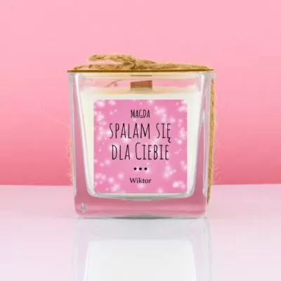 Świeca personalizowana STO LAT - Prezent dla przyjaciółki