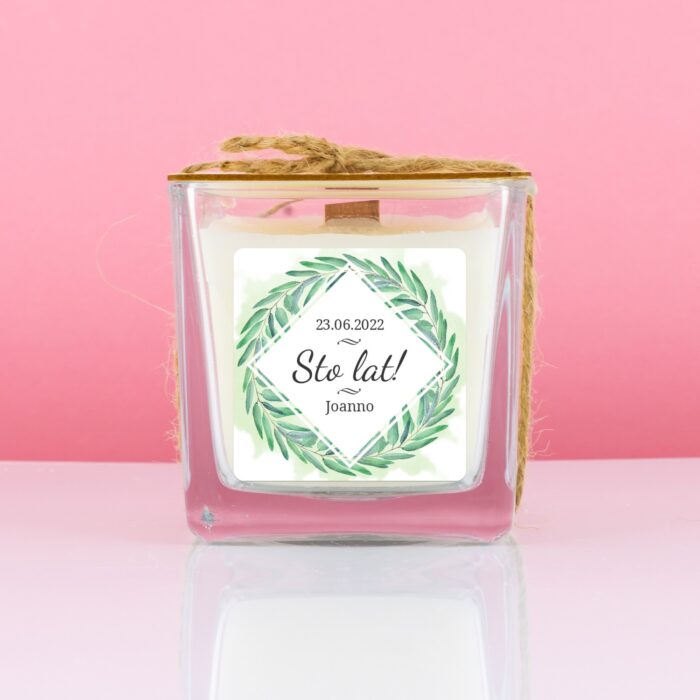 Świeca STO LAT - Prezent dla przyjaciółki