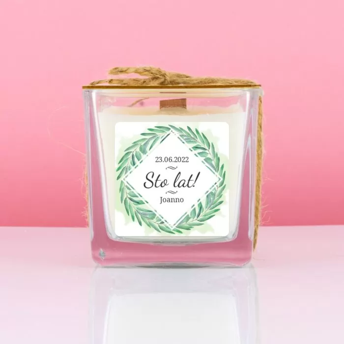 Świeca STO LAT - Prezent dla przyjaciółki