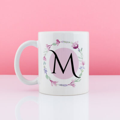 Kubek personalizowany LITERA I IMIĘ - Prezent dla żony