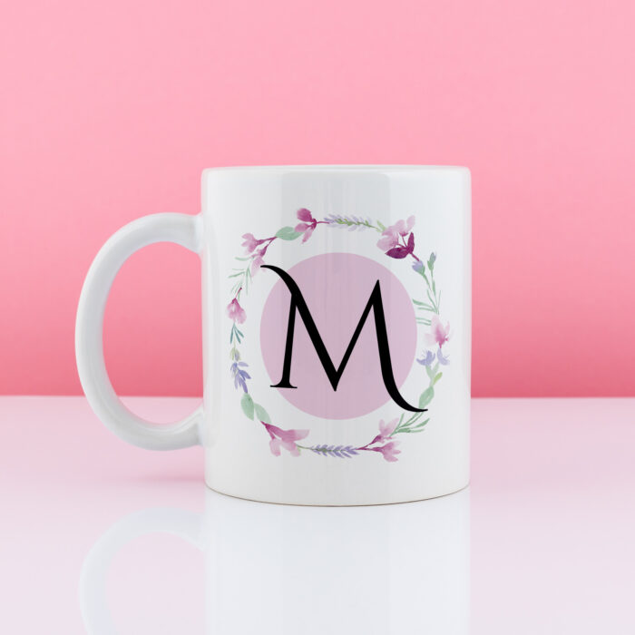 Kubek personalizowany LITERA I IMIĘ - Prezent dla żony