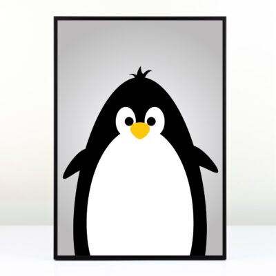 Plakat PINGWIN - Prezent dla dziecka