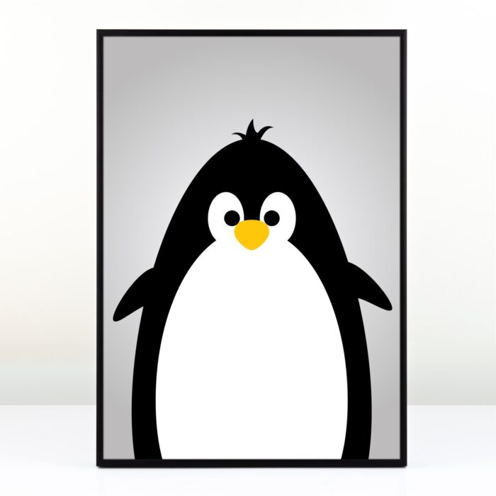 Plakat PINGWIN - Prezent dla dziecka