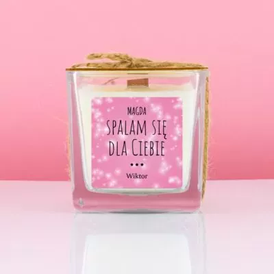 Świeca personalizowana STO LAT - Prezent dla przyjaciółki