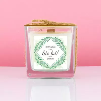 Świeca STO LAT - Prezent dla przyjaciółki