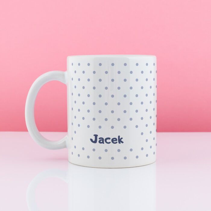 Kubek personalizowany ZAJĄCZEK Chłopiec - Prezent dla chłopca