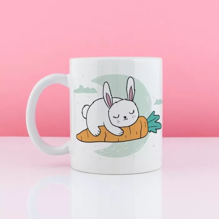 Kubek personalizowany ZAJĄCZEK CIĘ KOCHA - Prezent dla dziewczyny