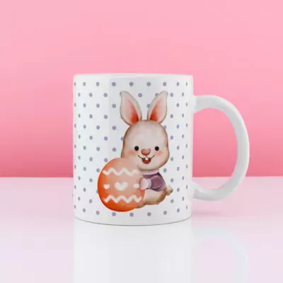 Kubek personalizowany ZAJĄCZEK Chłopiec - Prezent dla chłopca