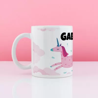 Kubek personalizowany dla dziecka - Jednorożec