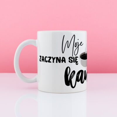 Kubek MOJE ŻYCIE... - Prezent dla mamy