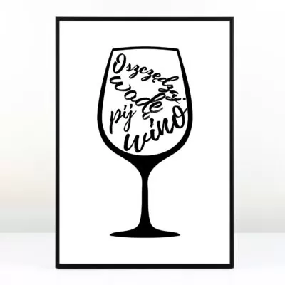 Plakat dla dziewczyny - Oszczędzaj wodę