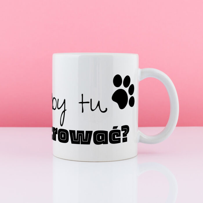 Kubek z nadrukiem PREZENT DLA KOCIARY - obrazek 2