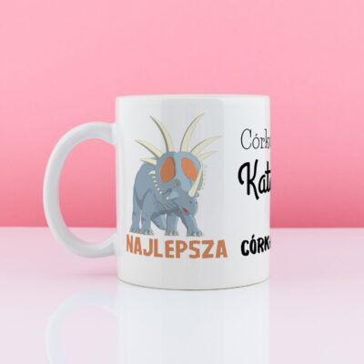 Kubek CÓRKOZAURUS - prezent dla córki