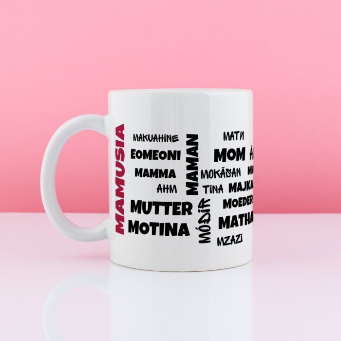Kubek MAMA W WIELU JĘZYKACH - prezent dla mamy - obrazek 2