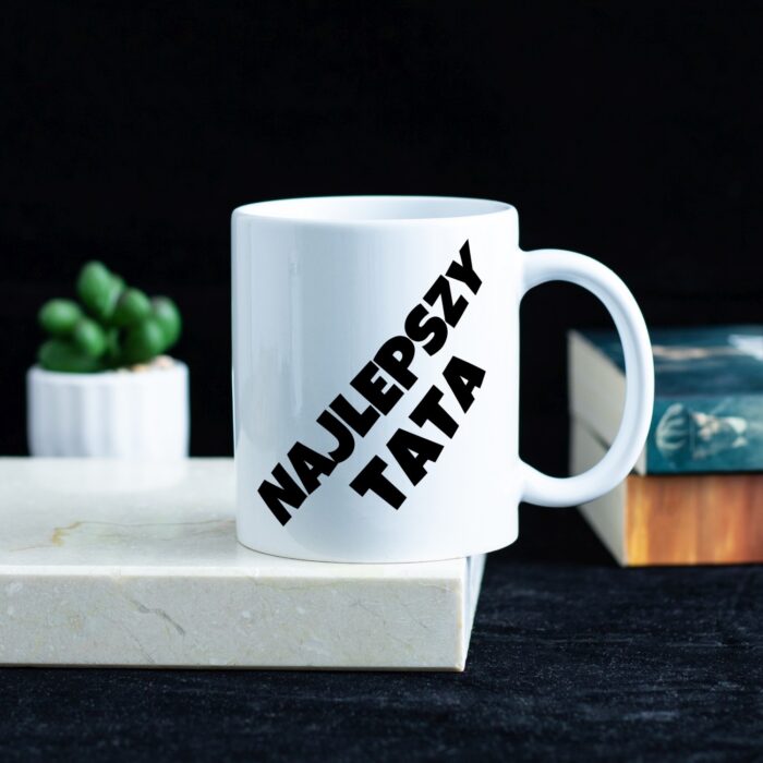Kubek z nadrukiem NAJLEPSZY TATA - obrazek 2