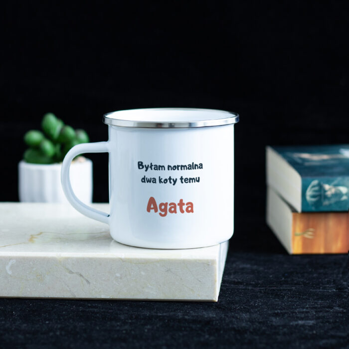 Kubek KOCIARA (NIE) NORMALNA - prezent dla kociary