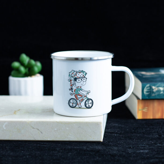 Kubek KOCIARA (NIE) NORMALNA - prezent dla kociary - obrazek 2