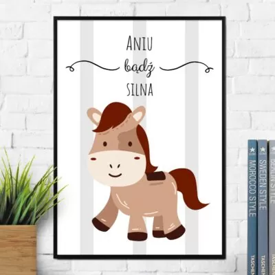 Personalizowany plakat PREZENT DLA DZIEWCZYNKI