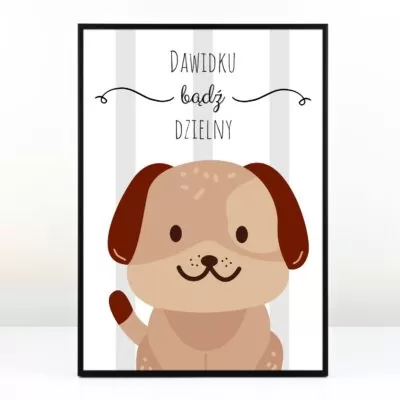 Plakat personalizowany PREZENT DLA CHŁOPCA