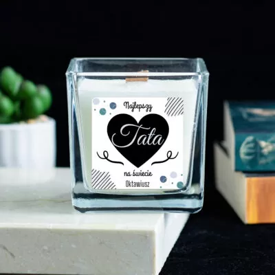 Świeca personalizowana NAJLEPSZY TATA
