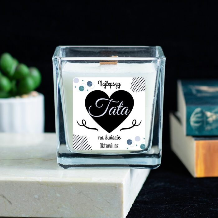 Świeca personalizowana NAJLEPSZY TATA