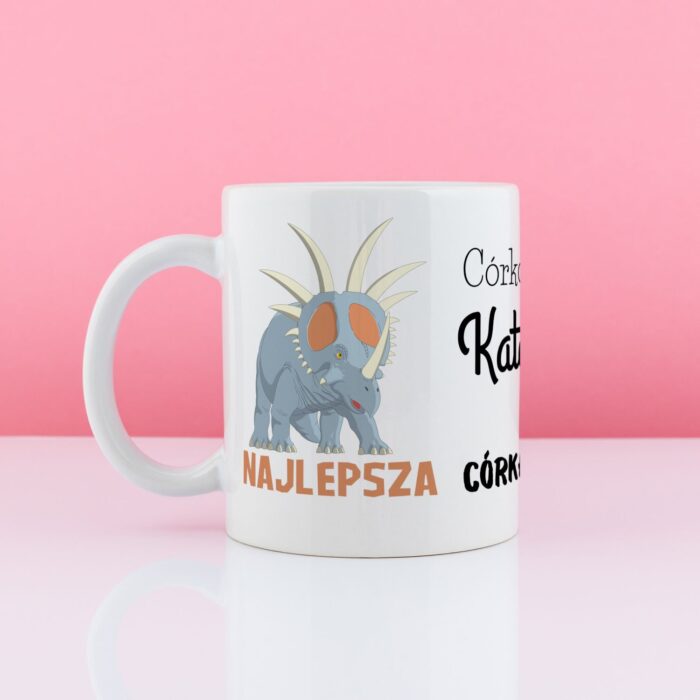 Kubek CÓRKOZAURUS - prezent dla córki