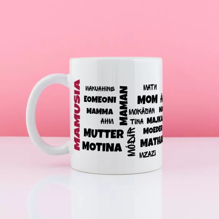Kubek MAMA W WIELU JĘZYKACH - prezent dla mamy - obrazek 2