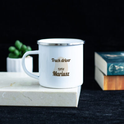 Kubek metalowy Truck driver