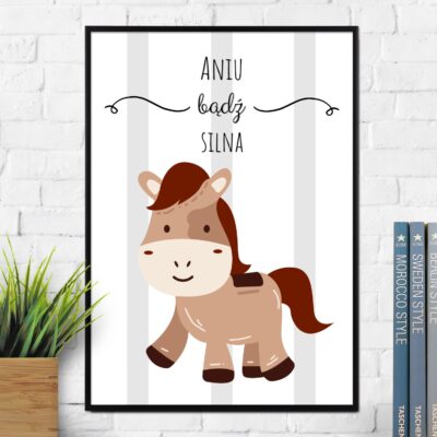 Personalizowany plakat PREZENT DLA DZIEWCZYNKI