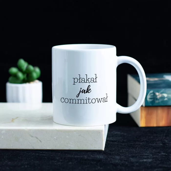 Kubek COMMIT - prezent dla informatyka - obrazek 2