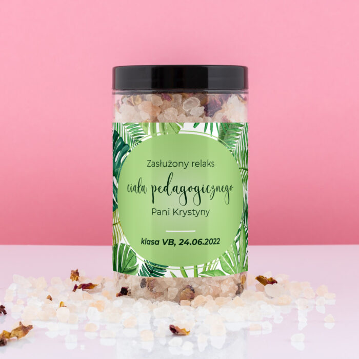 Sól do kąpieli ZASŁUŻONY RELAKS, prezent dla nauczyciela