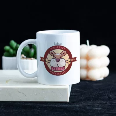 Kubek ŁOBUZ prezent dla psiarzy