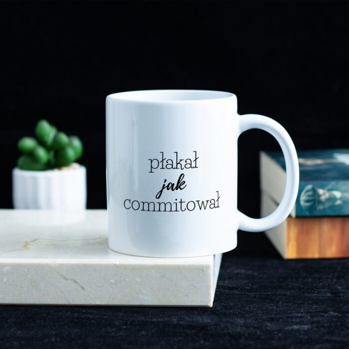 Kubek COMMIT - prezent dla informatyka - obrazek 2