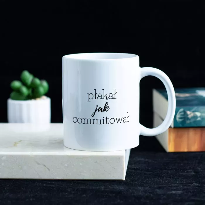 Kubek COMMIT - prezent dla informatyka - obrazek 2