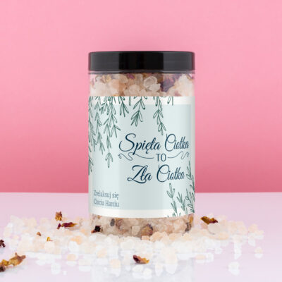 Sól do kąpieli SPIĘTA CIOTKA, prezent dla cioci