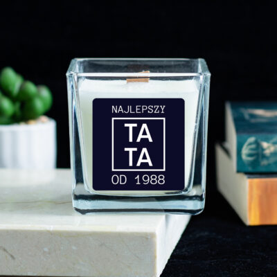 Świeca NAJLEPSZY TATA, prezent dla taty