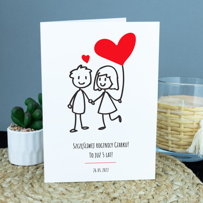 Kartka A5 - Szczęśliwej rocznicy