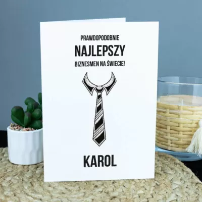 Kartka na urodziny dla BIZNESMENA