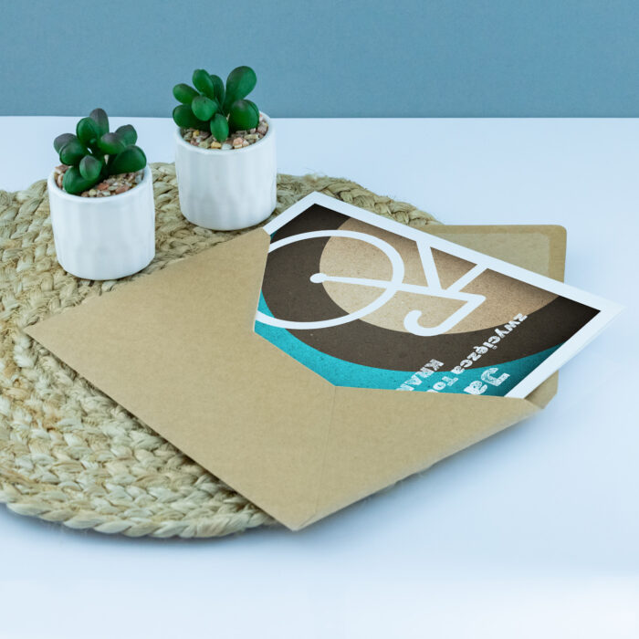 Kartka na urodziny - ROWERZYSTA - obrazek 2