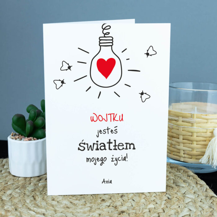 Kartka na urodziny - ŚWIATŁO ŻYCIA
