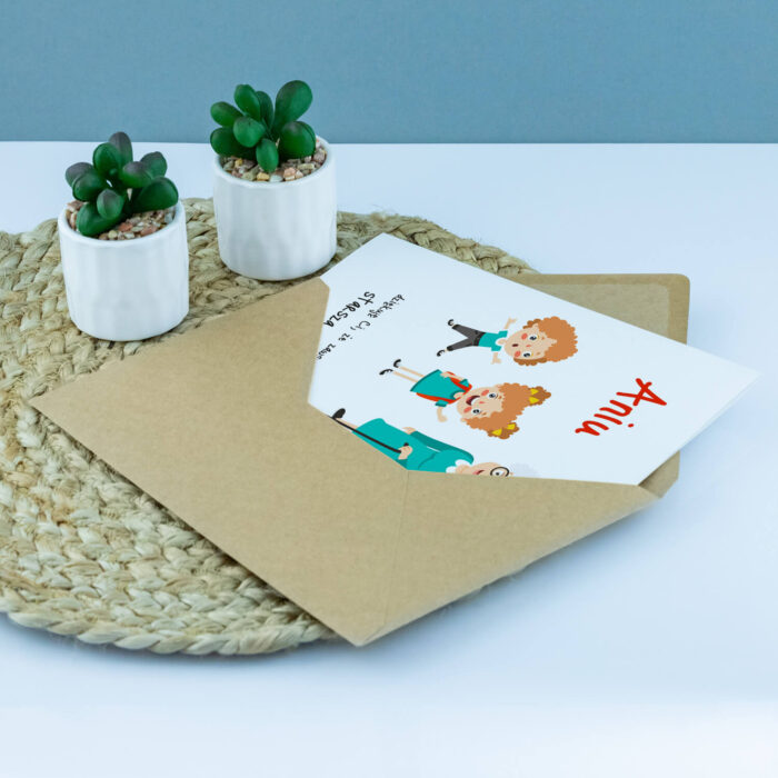 Kartka na urodziny - JESTEŚ STARSZA - obrazek 2