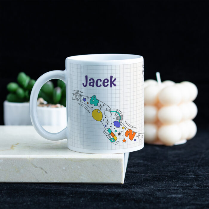 Kubek z imieniem ucznia
