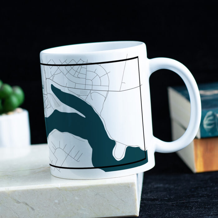 kubek z mapą Chełmży