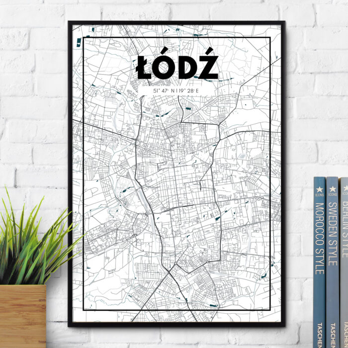 plakat z mapaŁodzi