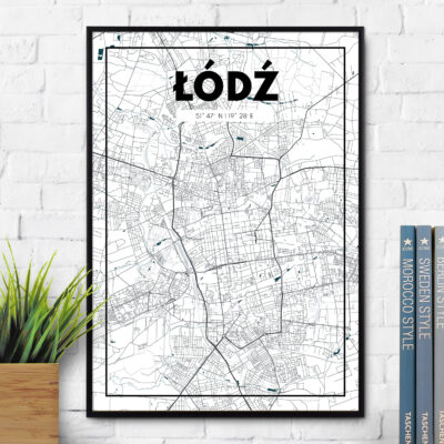plakat z mapaŁodzi