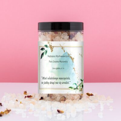 Sól do kapieli dla nauczycielki.