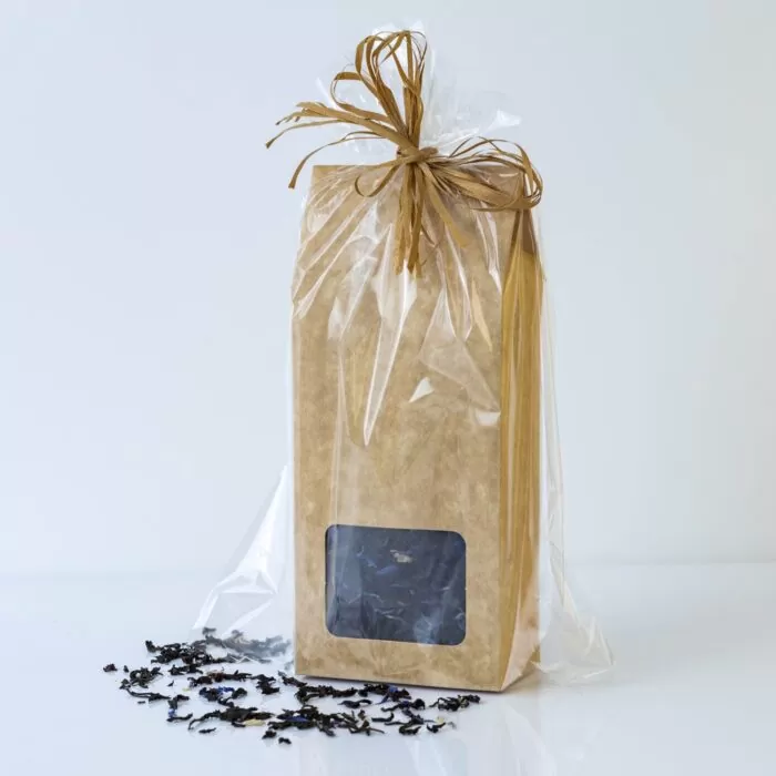 Herbata earl grey z bławatkiem, czarna, sypana.